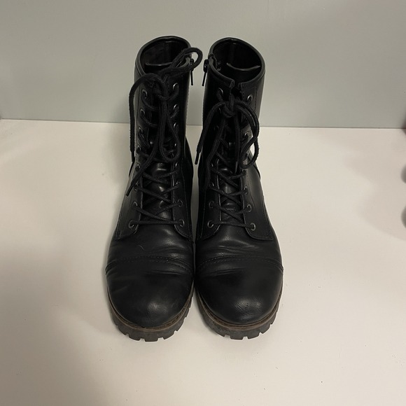 B.O.C. Black Ankle Boot Womens Size 9.5 Fall Winter - Picture 2 of 9